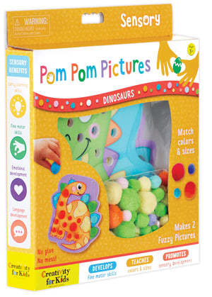 Faber-Castell Pom Pom Dinosaur Pictures Activity Kit
