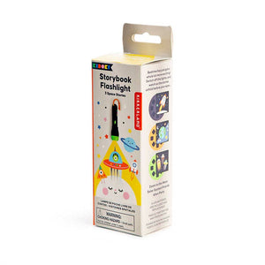 Kikkerland Space Stories Storybook Flashlight