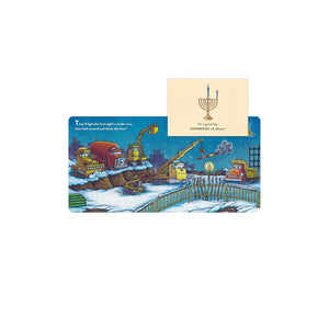 Construction Site Hanukkah Lights Board Book by Sherri Duskey Rinker