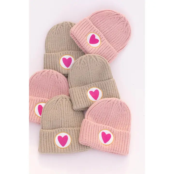 Space 46 Kids Valentine's Day Beanie - Multiple Colors!