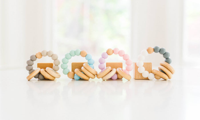 Bannor Toys Classic Teether Wooden Baby Toys