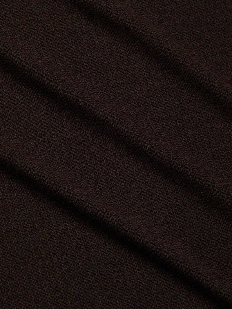 L'Agence Ceci Sleeveless Turtleneck in Coffee Bean