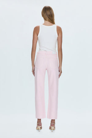 Pistola Lexi Bow Straight Jean in Blush