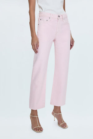 Pistola Lexi Bow Straight Jean in Blush