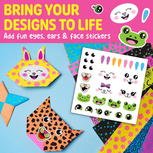 Faber-Castell Neon Origami Mini Kit