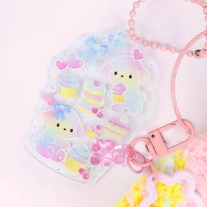 Tiger Tribe Fluffy Dog Bag Charm Kit