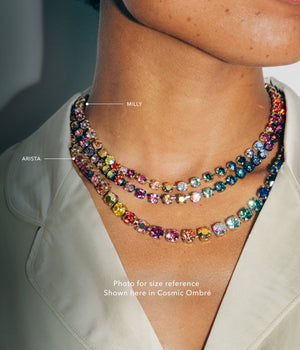 Loren Hope - Arista Slider Necklace in Cosmic Ombré