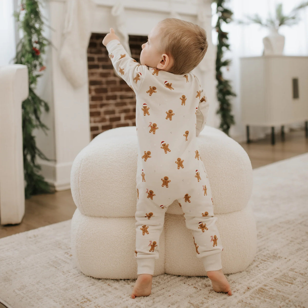 Petit Lem Playsuit in Gingerbread
