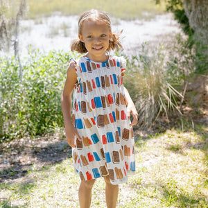 Pink Chicken Jaipur Dress in Popsicles
