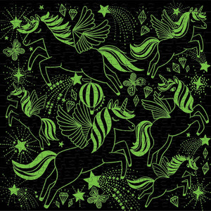 Chronicle Unicorns Illuminated 500 Piece Glow in the Dark Puzzle