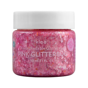 Klee Kids Naturals Biodegradable Pink Glitter