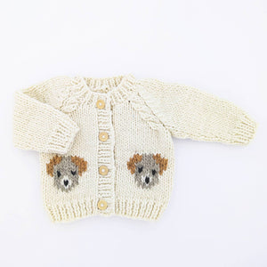 Huggalugs Puppy Cardigan Sweater