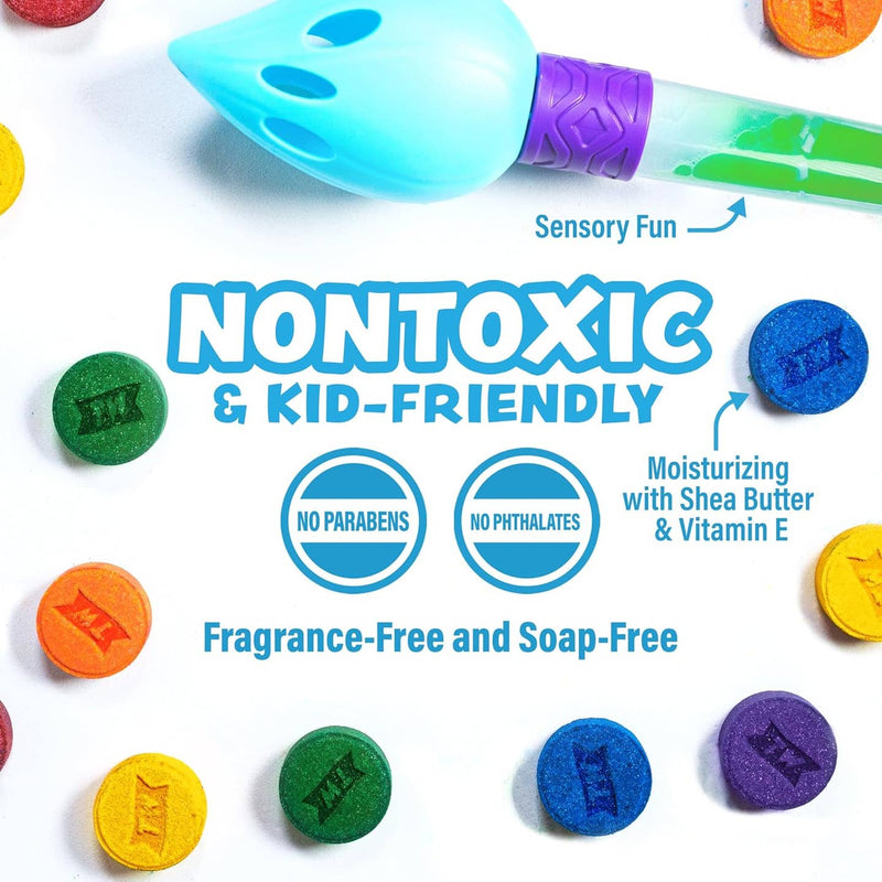 Tubworks Bath Color Brush™ Kids Bath Bomb Set