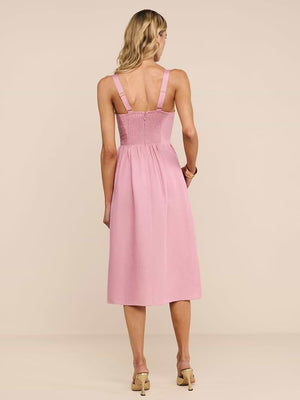 L'Agence Tiani Bustier Dress in Lilac