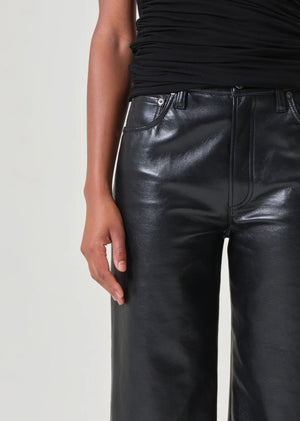 Agolde Ren Leather Pant in Detox