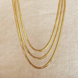 GoldFi - 18k Gold Filled Herringbone Chain