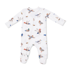 Angel Dear 2 Way Zipper Footie in Ducks