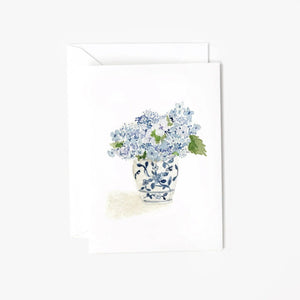 emily lex studio Hydrangea Bouquet Mini Enclosure Card