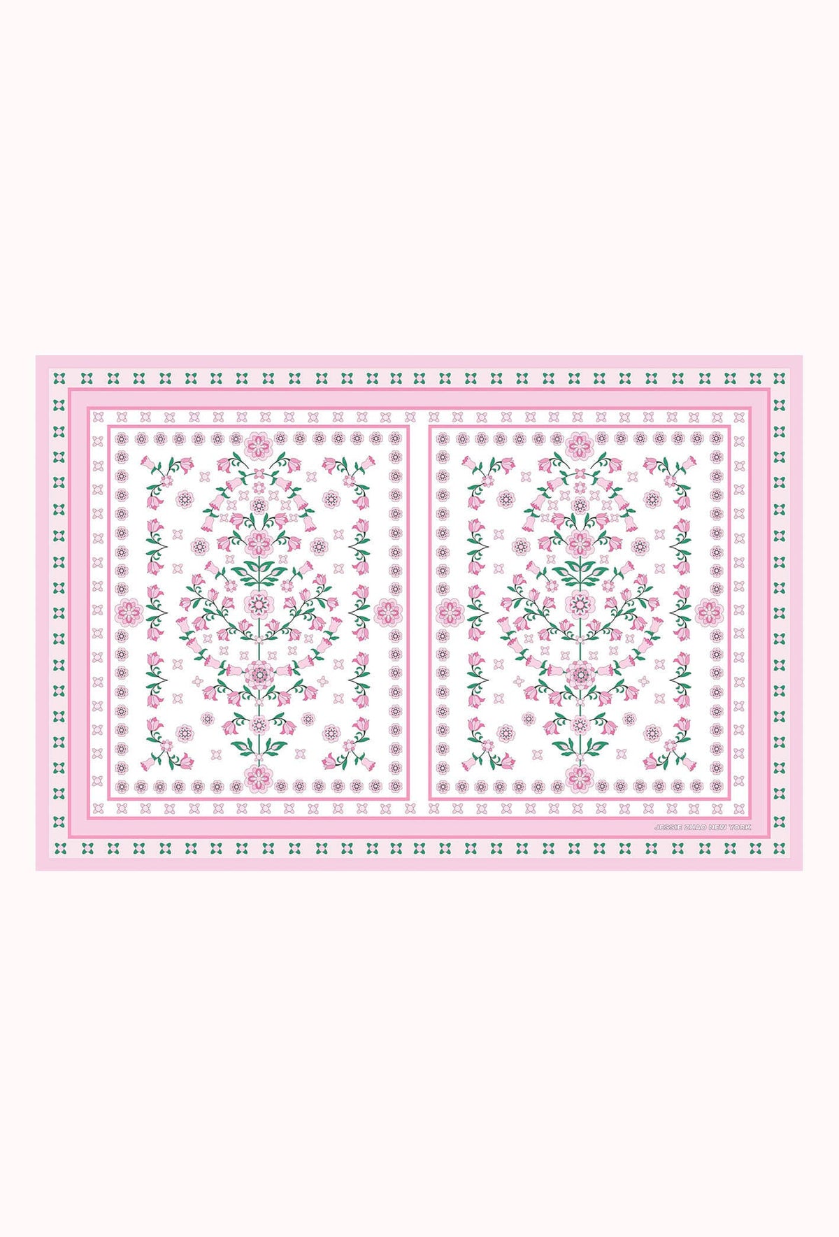 Jessie Zhao New York Beach Sarong Wrap in Pink Blossom