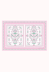 Jessie Zhao New York Beach Sarong Wrap in Pink Blossom