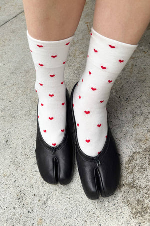 Le Bon Shoppe - Heart Sneaker Socks (multiple colors)