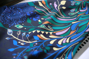 Jessie Zhao New York Silk 35" Scarf in Sprinkle Night