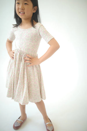 Good Apples Twirl Dress in Bella Pink Floral