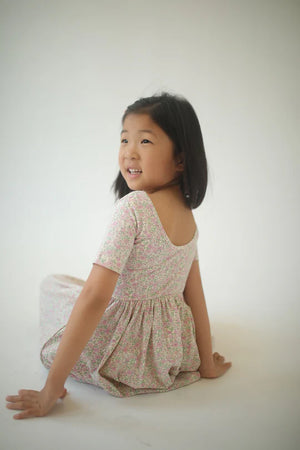 Good Apples Twirl Dress in Bella Pink Floral