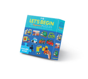 Crocodile Creek Piece Let's Begin Vehicles Puzzle