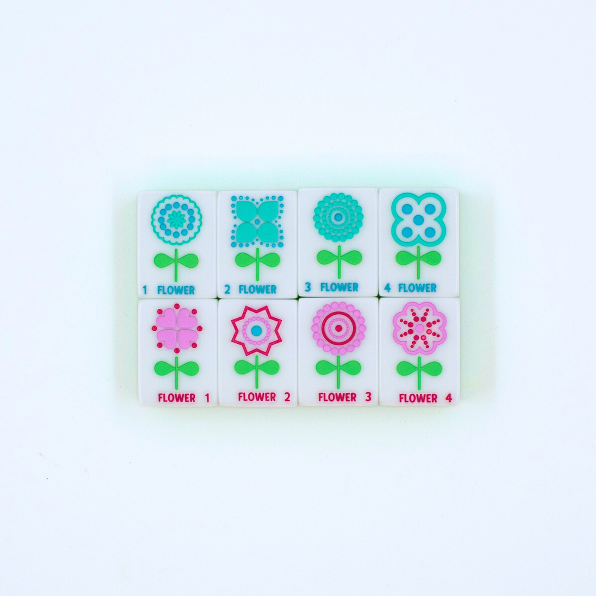 My Fair Mahjong Crystal Confetti Lemon-Lime Mahjong Set