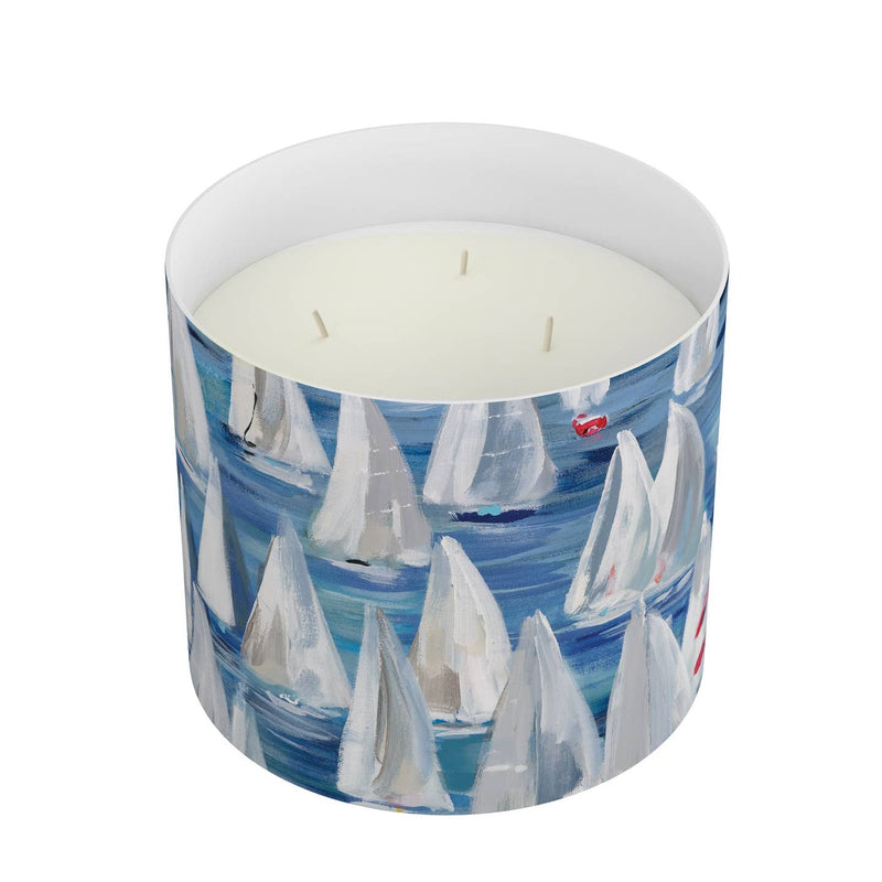 Annapolis Candle Kim Hovell Collection 3-wick Candle in Race Day
