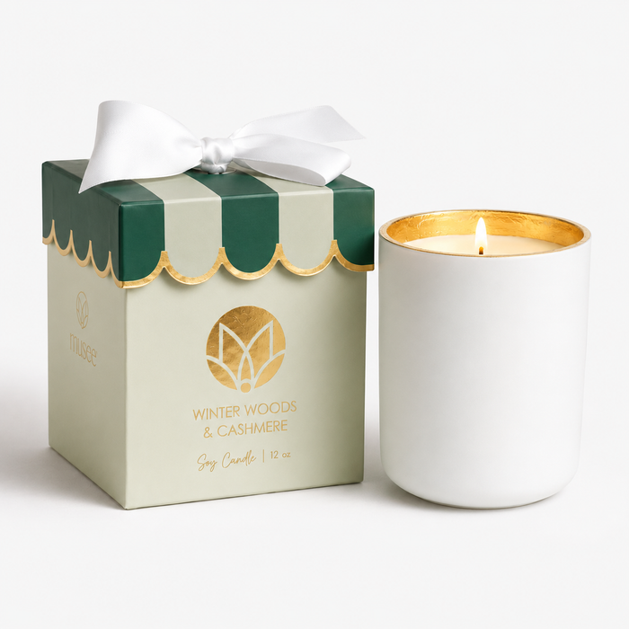 Musee - Winter Woods & Cashmere Soy Candle