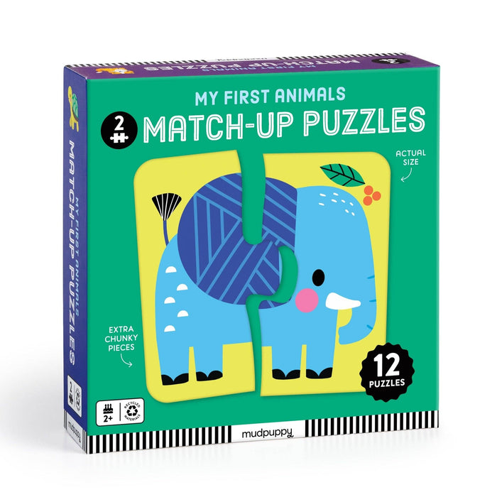 Chronicle Books My First Animals 2 Piece Match-up Puzzles