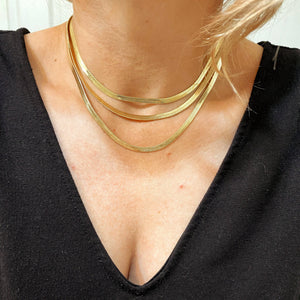 GoldFi - 18k Gold Filled Herringbone Chain