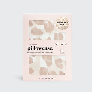 KITSCH Satin Pillowcase Standard in Leopard