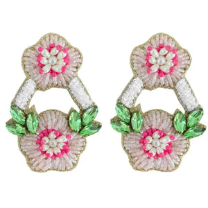 East Hampton Flower Earrings in Multiple Colors!