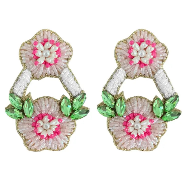 East Hampton Flower Earrings in Multiple Colors!
