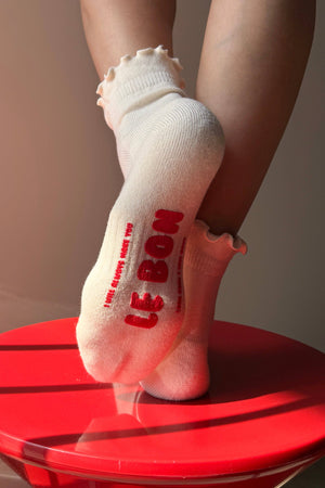 Le Bon Shoppe Ruffled Hugger Crew Socks - Multiple Colors!