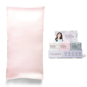 Lemon Lavender Silky Satin Pillowcase