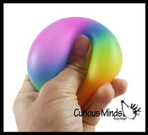Curious Minds Toys Rainbow Squishy Stress Ball