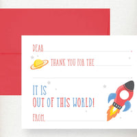 Kramer Drive Kids Space Fill in Thank You Note Card