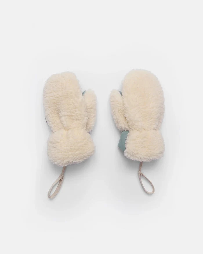 7AM Enfant Sherpa Benji Appliqué Mitten in Mirage