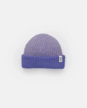 7AM Enfant Fuzzy Two-Tone Ribbed Beanie