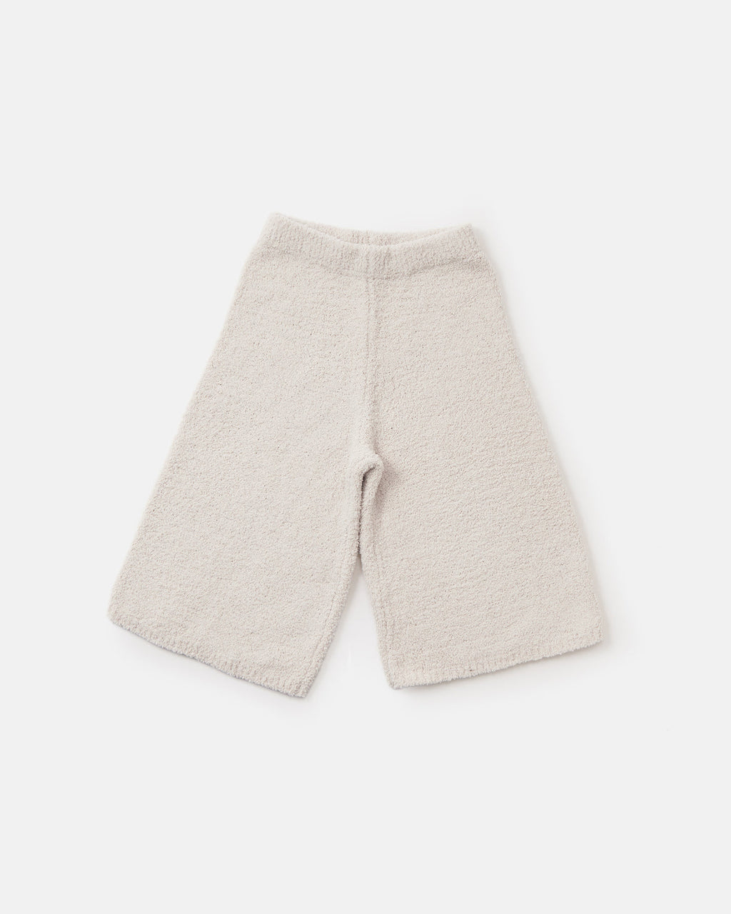 7AM Enfant Fuzzy Wide Leg Pant in Ecru