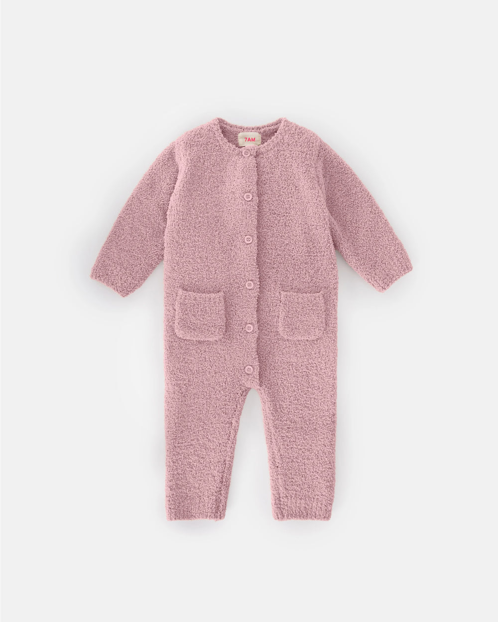 7AM Enfant Long Sleeve Fuzzy Romper - Multiple Colors!