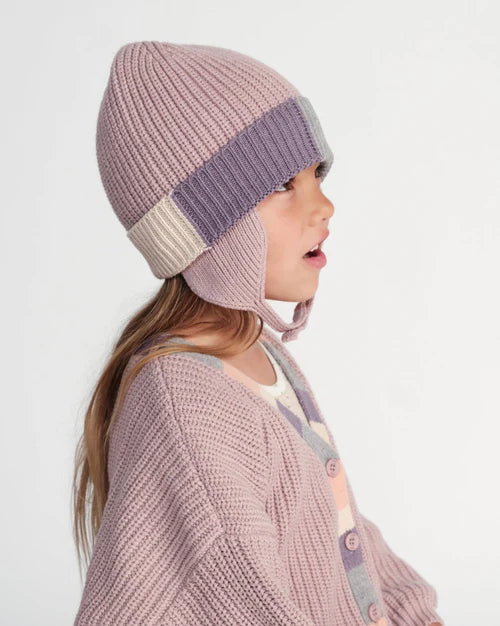 7 A.M. Enfant Chunky Beanie with Ear Flap in Multiple Colors