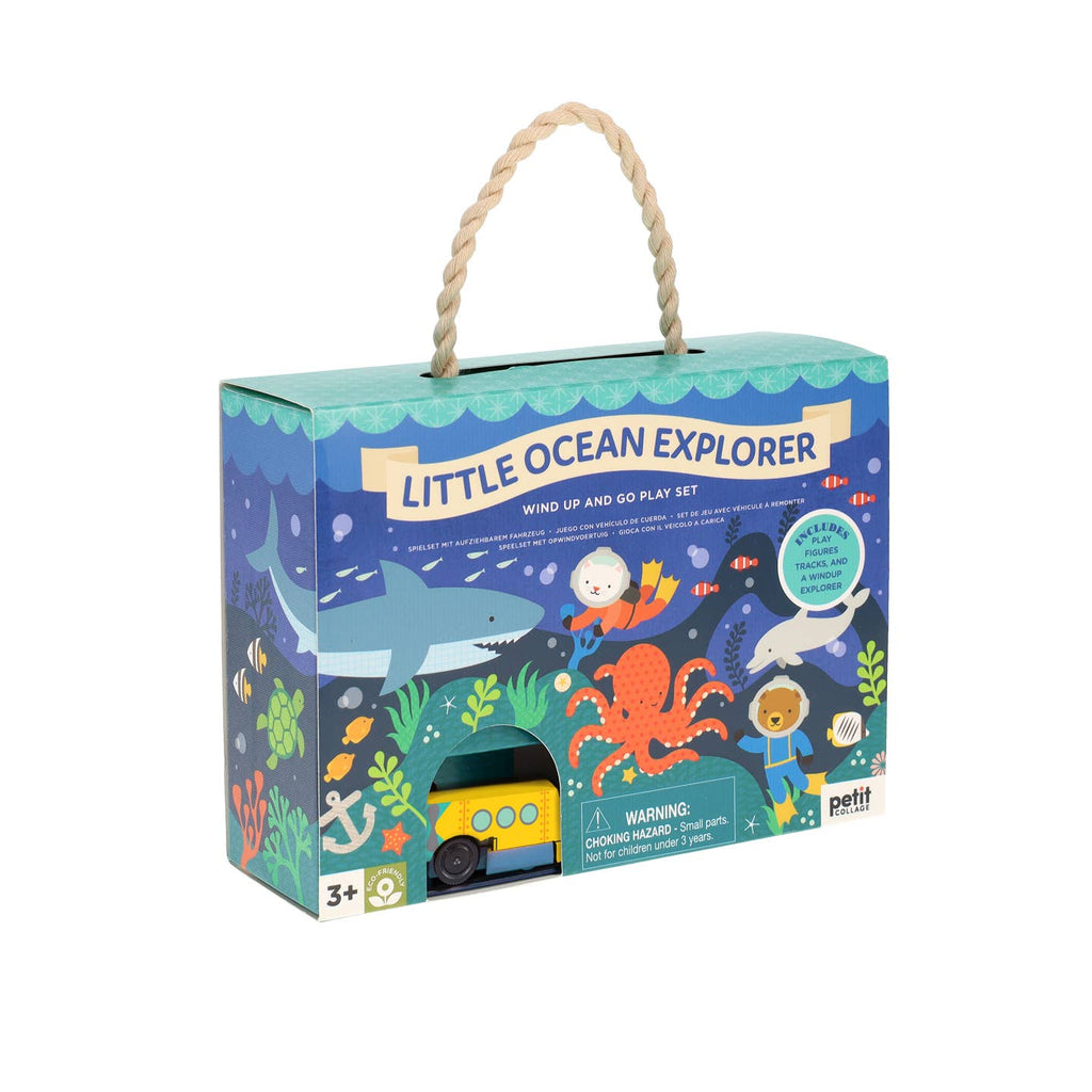 Chronicle Books Little Ocean Explorer Wind Up and Go Playset