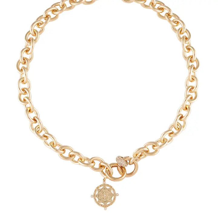 Ettika Cruisin' Chain Link and Charm Necklace