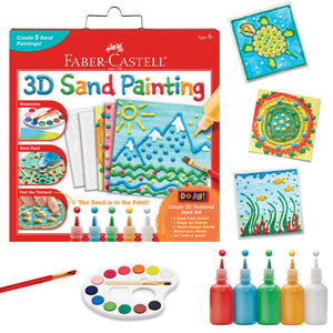 Faber-Castell 3D Sand Painting Art Kit for Kids