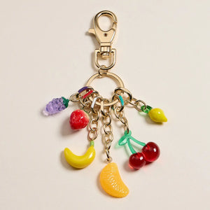 Frem NYC Vibrant Fruit-Inspired Enamel Charm Keychain & Bag Charm